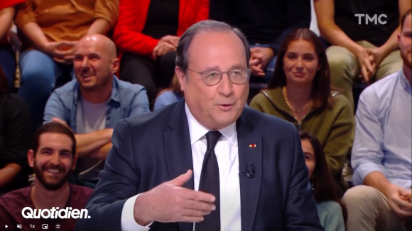 François Hollande se moque d'un célèbre chroniqueur en direct dans Quotidien : "C'est bien que vous ayez..."