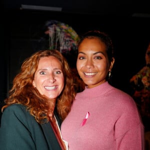 Exclusif - Mia Borgel (B le buro), Vaimalama Chaves - 10 ans du cocktail dinatoire " A Claudine" au profit de l'association Ecoute Cancer Reconfort au MonParis! le 16 octobre 2023. © Anne-Sophie Guebey via Bestimage