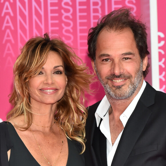 Ingrid Chauvin et Thierry Peythieu ont vécu la mort de Jade, leur bébé de 5 mois.
Ingrid Chauvin et son mari Thierry Peythieu durant le "Pink Carpet" des séries "Killing Eve" et "When Heroes Fly" lors du festival "Canneseries" à Cannes. © Bruno Bebert/Bestimagece.