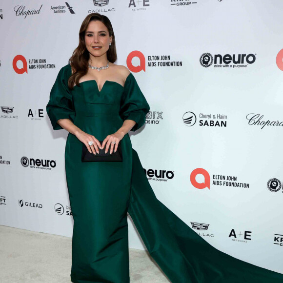 Sophia Bush à la soirée "Elton John AIDS Foundation" lors de la 95ème édition de la cérémonie des Oscars à Los Angeles le 12 mars 2023. 