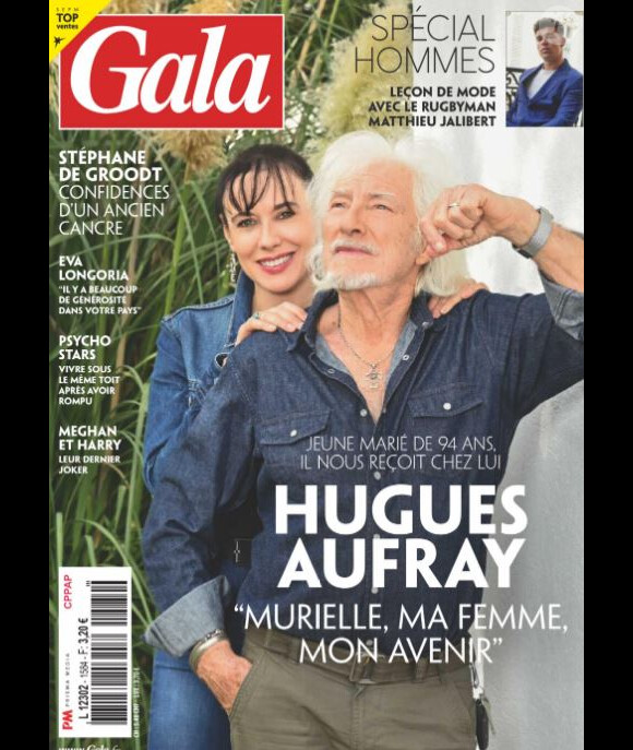 Numéro du magazine "Gala" du 19 octobre 2023, avec Hugues Aufray et sa femme Murielle en couverture
