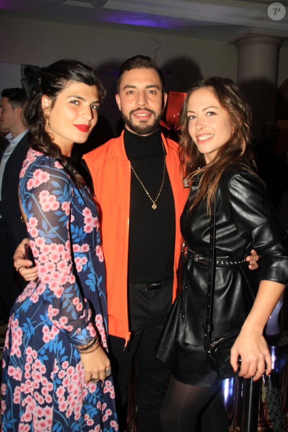 Héloïse Valli, Marwan Berreni et Dounia Coesens - People à la soirée "Le grand dîner" à l'Hôtel Marriott à Paris. © Baldini / Bestimage