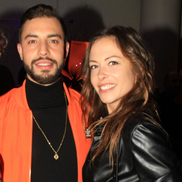 Héloïse Valli, Marwan Berreni et Dounia Coesens - People à la soirée "Le grand dîner" à l'Hôtel Marriott à Paris. © Baldini / Bestimage