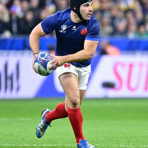 Antoine Dupont ( 9 - France ) - - Coupe du Monde de Rugby France 2023 - Match de quart de finale "France-Afrique du Sud (28-29)" au Stade de France à Saint-Denis 15 octobre 2023.