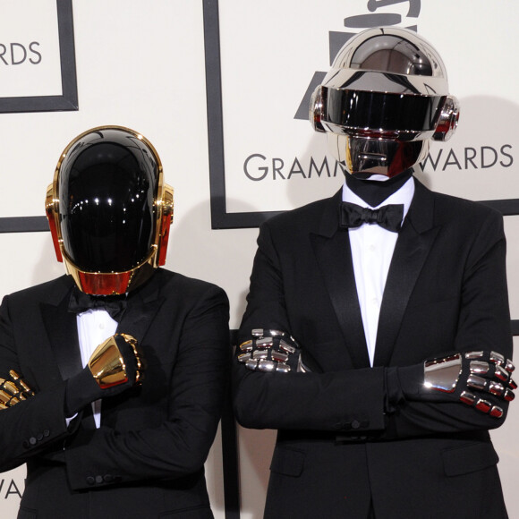 Retournement de situation pour les Daft Punk aux JO de Paris ! 

Daft Punk (Thomas Bangalter et Guy-Manuel de Homem-Christo) - 56eme ceremonie des Grammy Awards a Los Angeles.