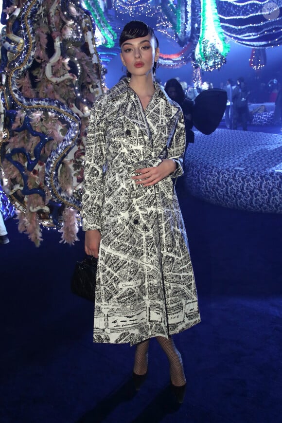 Deva Cassel - Front Row du défilé Christian Dior prêt-à-porter automne-hiver 2023/2024 lors de la Fashion Week de Paris (PFW), à Paris, France, le 28 février 2023. © Bertrand Rindoff/Bestimage 