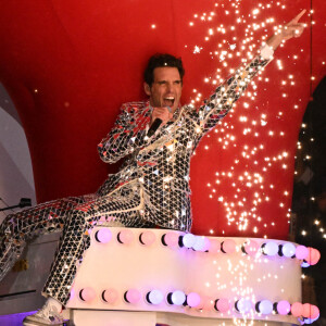 Concert de Mika avant le match - Finale de la coupe du monde de rugby Afrique du Sud / Nouvelle Zélande (12-11) au stade de France le 28 octobre 2023 © Federico Pestellini / Panoramic / Bestimage 