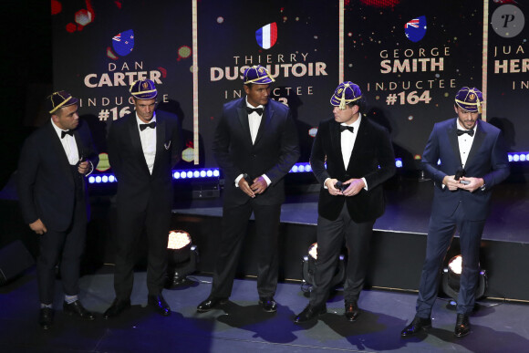 Bryan Habana - Dan Carter - Thierry Dusautoir - George Smith - Juan Martin Hernandez - Cérémonie des World Rugby Awards à l'Opéra Garnier à Paris le 29 octobre 2023.