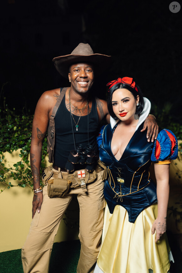 Vas Morgan, Demi Lovato - Soirée d'Halloween de V.Morgan et M.Braun à Los Angeles, le 28 octobre 2023. © Tiziano Da Silva / Bestimage