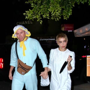 Channing Tatum et Zoë Kravitz à la soirée d'Halloween de Kendall Jenner au Chateau Marmont de Los Angeles.
