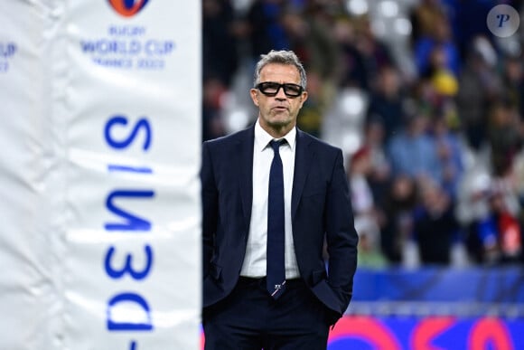L'équipe de Fabien Galthié a été éliminée en quart de finale
 
Fabien Galthié - Coupe du Monde de Rugby France 2023 - Match de quart de finale "France-Afrique du Sud (28-29)" au Stade de France à Saint-Denis 15 octobre 2023.
