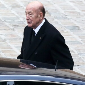 Il se souvient, comme si c'était hier, de son alercation avec Valéry Giscard d'Estaing, des années après la fin de son mandat.
Valery Giscard d'Estaing - Obsèques d'Elisabeth de Gaulle en la cathédrale Saint-Louis des Invalides à Paris. Le 6 avril 2013.