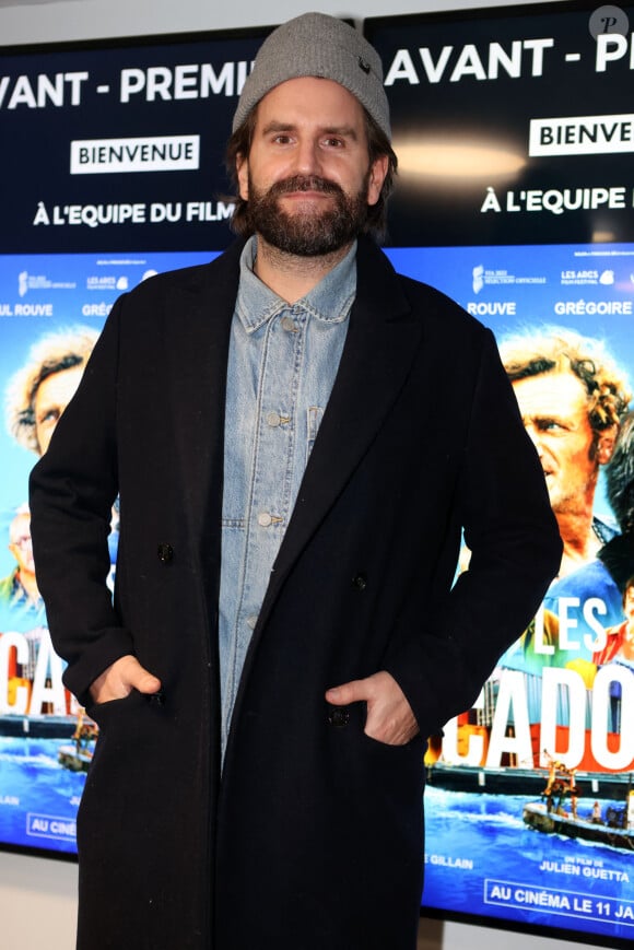 Exclusif - Grégoire Ludig au Cinéma CGR Bordeaux - Le Français, le 15 décembre 2022 pour l'avant-première du film "Les Cadors" du réalisateur Julien Guetta.