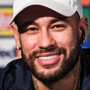 Neymar Jr. en conférence de presse au Parc Des Princes à Paris, le 13 février 2023. © Matthieu Mirville/Zuma Press/Bestimage