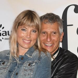 Nagui et sa femme Mélanie Page - Avant-première du film "Les fantasmes" au cinéma Pathé Wepler à Paris. Le 24 juin 2021 © Coadic Guirec / Bestimage  