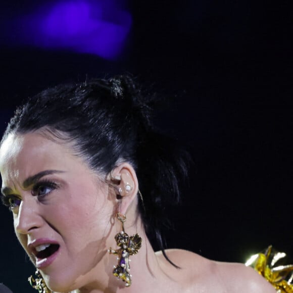 Concert du couronnement du roi et de la reine dans l'enceinte du château de Windsor Katy Perry lors du concert du couronnement du roi et de la reine dans l'enceinte du château de Windsor, Royaume Uni, le 7 mai 2023. 