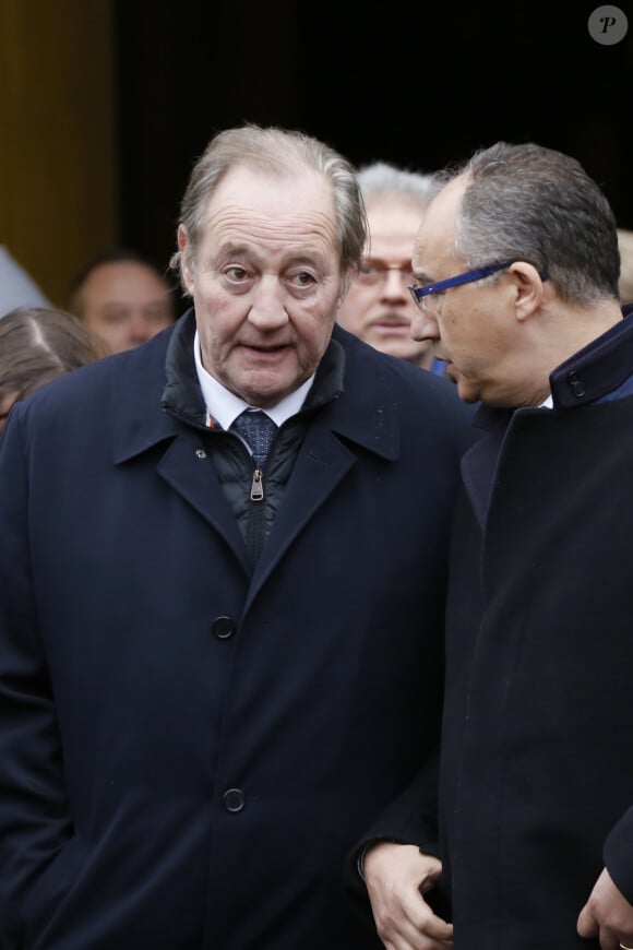 Gervais Martel - Obsèques du footballeur français Raymond Kopa en la cathédrale Saint-Maurice à Angers. Le 8 mars 2017