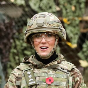 Kate Middleton est désormais, officiellement, la princesse de Galles...
Kate Middleton - Visite au 1er Queen's Dragoon Guards à la caserne Robertson, Dareham, dans le Norfolk. Le 8 novembre 2023.