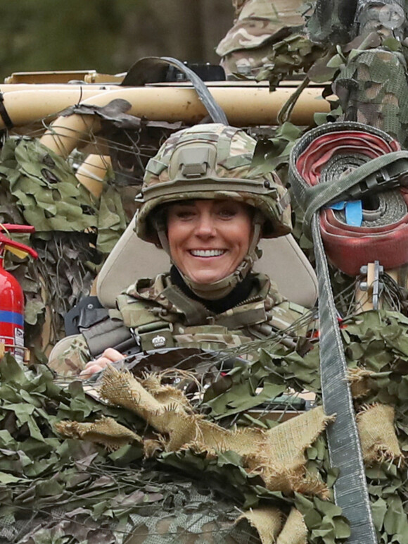 Kate Middleton - Visite au 1er Queen's Dragoon Guards à la caserne Robertson, Dareham, dans le Norfolk. Le 8 novembre 2023.