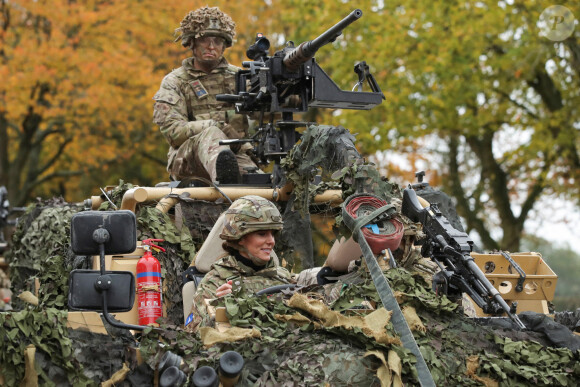 Kate Middleton - Visite au 1er Queen's Dragoon Guards à la caserne Robertson, Dareham, dans le Norfolk. Le 8 novembre 2023.