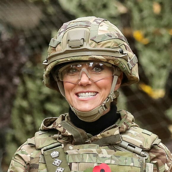 Kate Middleton - Visite au 1er Queen's Dragoon Guards à la caserne Robertson, Dareham, dans le Norfolk. Le 8 novembre 2023.