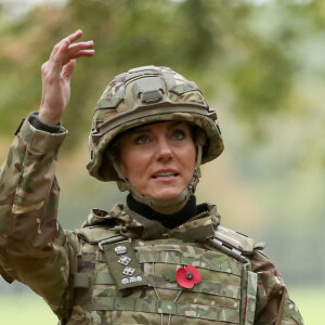 Kate Middleton - Visite au 1er Queen's Dragoon Guards à la caserne Robertson, Dareham, dans le Norfolk. Le 8 novembre 2023.