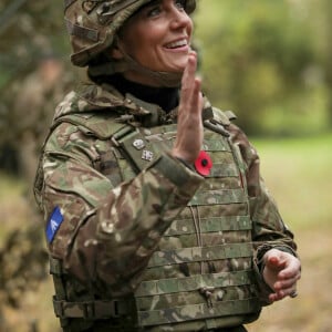 Kate Middleton - Visite au 1er Queen's Dragoon Guards à la caserne Robertson, Dareham, dans le Norfolk. Le 8 novembre 2023.