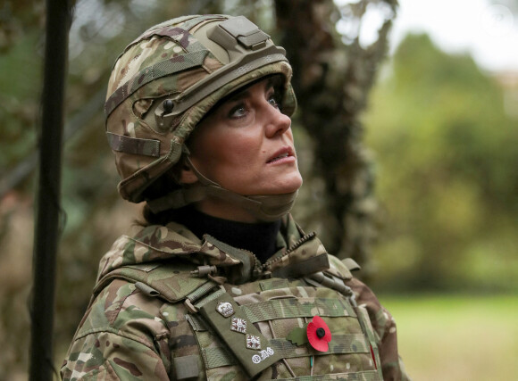 Kate Middleton - Visite au 1er Queen's Dragoon Guards à la caserne Robertson, Dareham, dans le Norfolk. Le 8 novembre 2023.