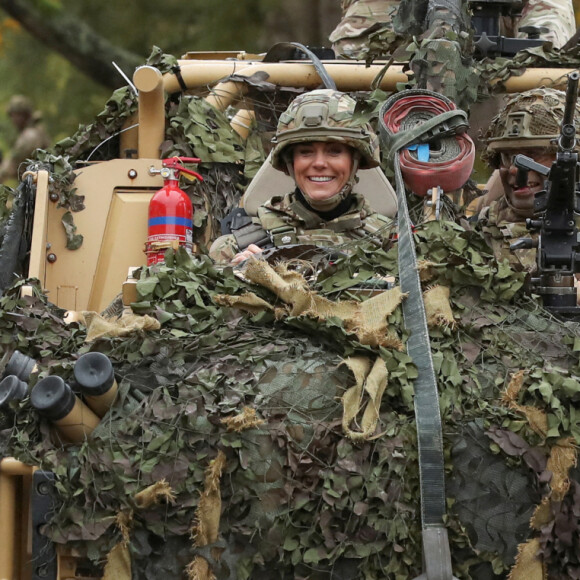Kate Middleton - Visite au 1er Queen's Dragoon Guards à la caserne Robertson, Dareham, dans le Norfolk. Le 8 novembre 2023.