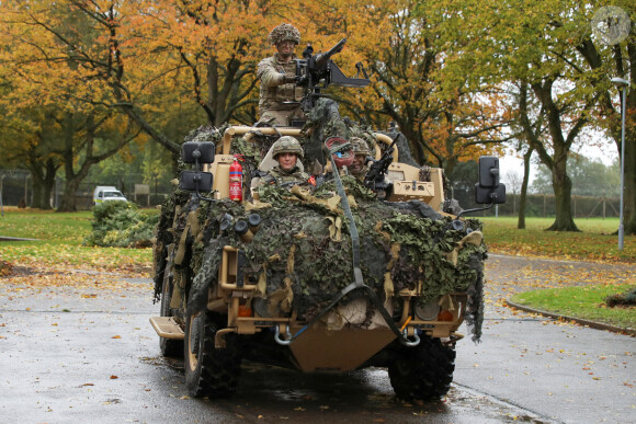 Kate Middleton - Visite au 1er Queen's Dragoon Guards à la caserne Robertson, Dareham, dans le Norfolk. Le 8 novembre 2023.