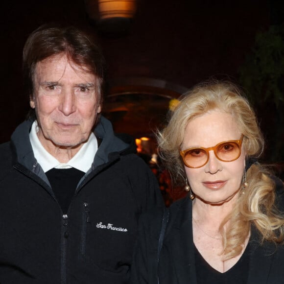 Exclusif - Sylvie Vartan et Tony Scotti assistent à la soirée de Roland Perez pour la sortie de son nouveau livre "Ma Mere, Dieu et Litzie" au Buddha Bar à Paris, le 8 novembre 2023. @Jerome Dominé/ABACAPRESS.COM