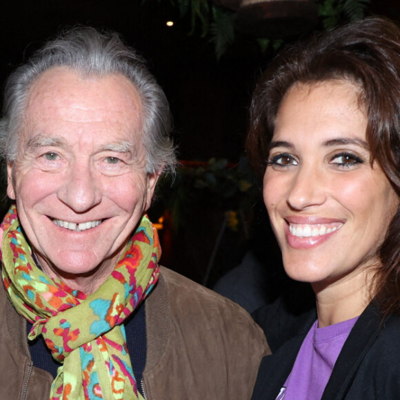 Exclusif - Caroline Ithurbide, William Leymergie et Laurie Cholewa à la soirée de Roland Perez pour la sortie de son nouveau livre "Ma Mere, Dieu et Litzie" au Buddha Bar à Paris, le 8 novembre 2023. @Jerome Dominé/ABACAPRESS.COM