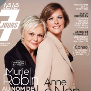 Retrouvez l'interview de Muriel Robin dans le magazine Télé 7 Jours n° 3310 du 30 octobre 2023.
