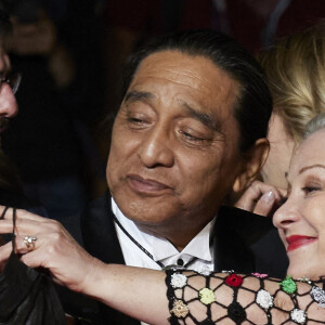 Josiane Balasko et son mari George Aguilar - Montée des marches du film " Tralala " lors du 74ème Festival International du Film de Cannes. Le 13 juillet 2021 © Borde-Jacovides-Moreau / Bestimage 