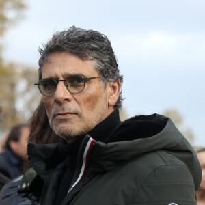 Pascal Elbé lors d'une marche contre l'antisémitisme à Paris, le 12 novembre 2023 © Stéphane Lemouton / Bestimage