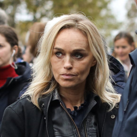 Cécile de Ménibus lors d'une marche contre l'antisémitisme à Paris, le 12 novembre 2023 © Stéphane Lemouton / Bestimage