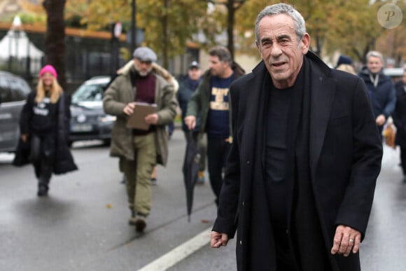 Thierry Ardisson lors d'une marche contre l'antisémitisme à Paris, le 12 novembre 2023 © Stéphane Lemouton / Bestimage