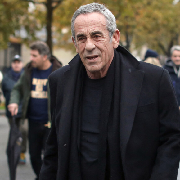 Thierry Ardisson lors d'une marche contre l'antisémitisme à Paris, le 12 novembre 2023 © Stéphane Lemouton / Bestimage