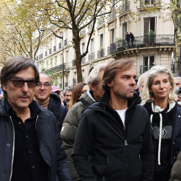 Yvan Attal - Marche pour la République et contre l'antisémitisme à Paris le 12 novembre 2023. © Denis Guignebourg / Bestimage
