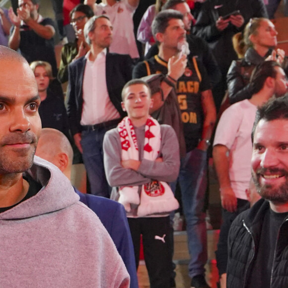Tony Parker (Président de l'ASVEL) lors du match de Basketball d'EuroLeague opposant AS Monaco Roca team au LDLC Asvel Villeurbanne (80-70) à Monaco, le 10 novembre 2023. © Norbert Scanella/Panoramic/Bestimage