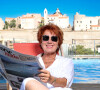 Exclusif - Rendez-vous avec Véronique Genest à l'hôtel Méditerranée de Calvi en Corse, France, le 13 juillet 2023. Véronique Genest est la directrice et fondatrice du Festival Corse En Scène 2023 qui se déroulera du 17 au 21 juillet prochain.