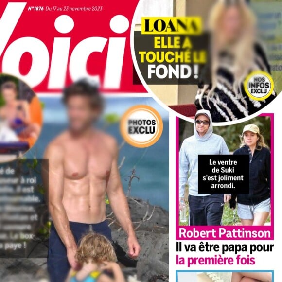 Magazine "Voici" en kiosques le 17 novembre 2023.