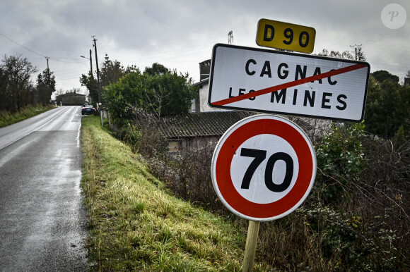 Vue générale de la maison de Delphine Jubillar à Cagnac les Mines, FRance, le 8 janvier 2022. © Thierry Breton/Panoramic/Bestimage