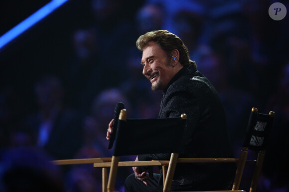 Exclusif - Johnny Hallyday - Enregistrement de l'émission Spécial Johnny Hallyday, "Johnny, la soirée événement", qui sera diffusée sur TF1 en prime-time le 20 décembre. 