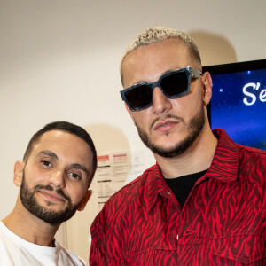 Exclusif - Malik Bentalha et Dj Snake - People au spectacle de Malik Bentalha "Encore" au Dôme de Paris - Palais des Sports à Paris le 20 février 2020. © Cyril Moreau/Bestimage