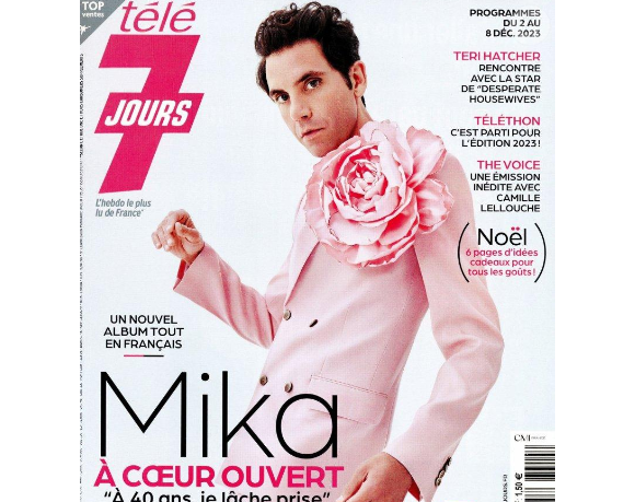 Magazine "Télé 7 Jours", en kiosques le 27 novembre 2023.