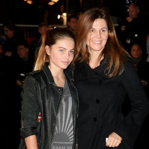 Veronika Loubry et sa fille Thylane - 16e édition des NRJ Music Awards à Cannes. Le 13 décembre 2014