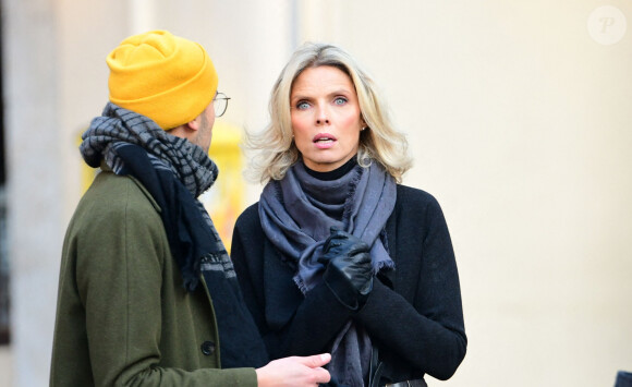 Sylvie Tellier - Obsèques de Gérard Collomb en la cathédrale Saint-Jean à Lyon le 29 novembre 2023. © Romain Doucelin/Bestimage