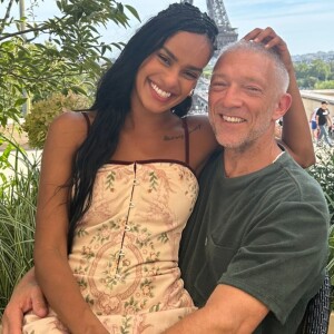 Narah Baptista et Vincent Cassel à Paris