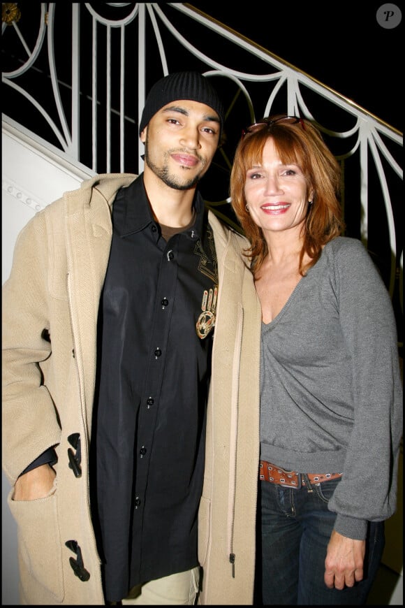 CLEMENTINE CELARIE ET SON FILS - GENERALE DE LA PIECE DE "LA TECTONIQUE DES SENTIMENTS", AU THEATRE MARIGNY  